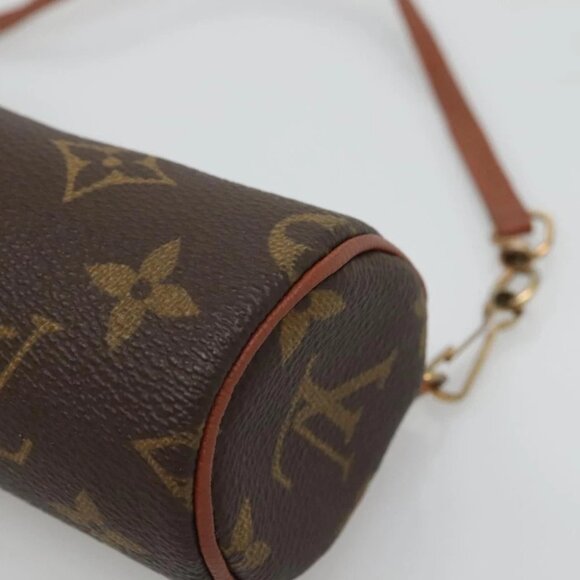 LOUIS VUITTON Monogram Papillon Pouch LV Auth - Picture 8 of 15